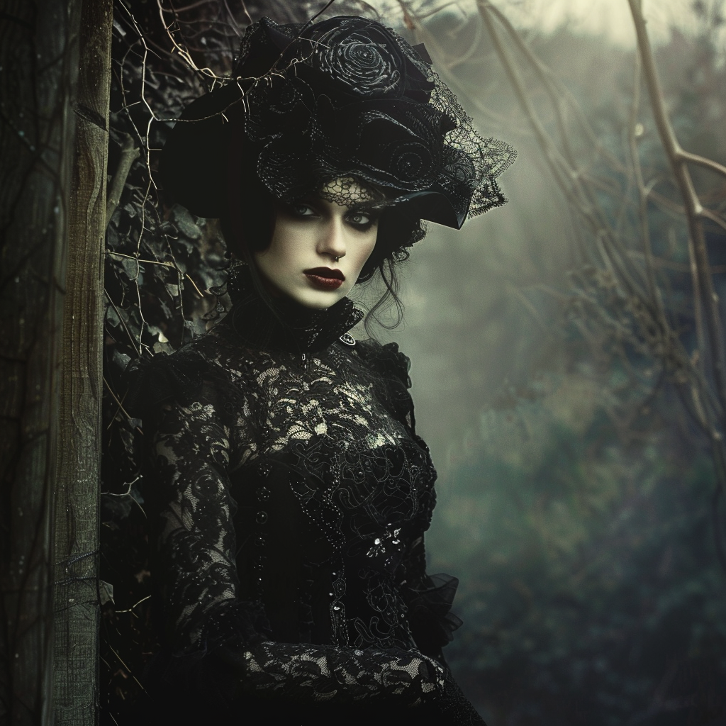 Gothic style photo shoots: Dark and mystical images